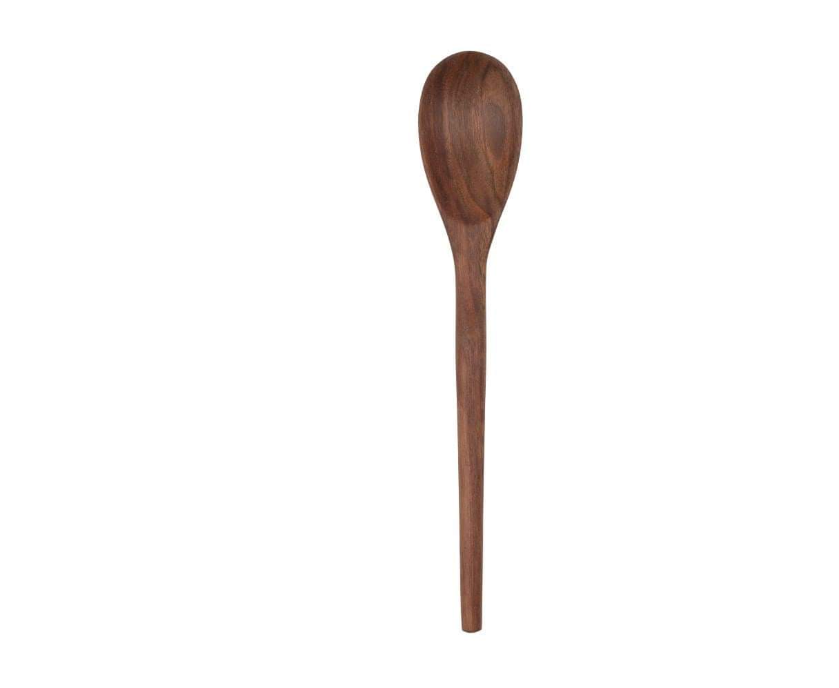 Walnut Wood Kitchen Utensil Set, Handcrafted Natural Cooking Tool, Nontoxic, Plastic-Free, Safe for Nonstick Cookware, Kitchen Wedding Gift